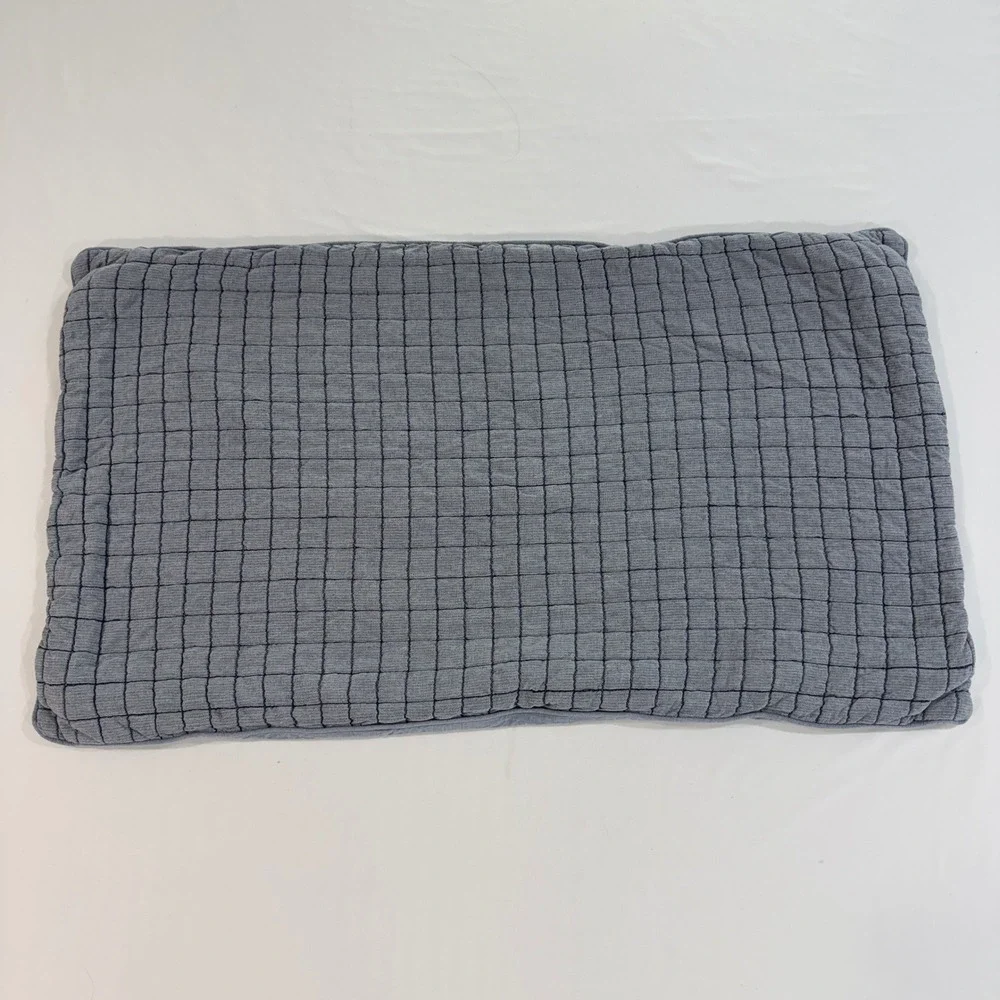 Boll‎ & Branch Heritage Quilted King Sham Blue 100% Organic Cotton | Coastal